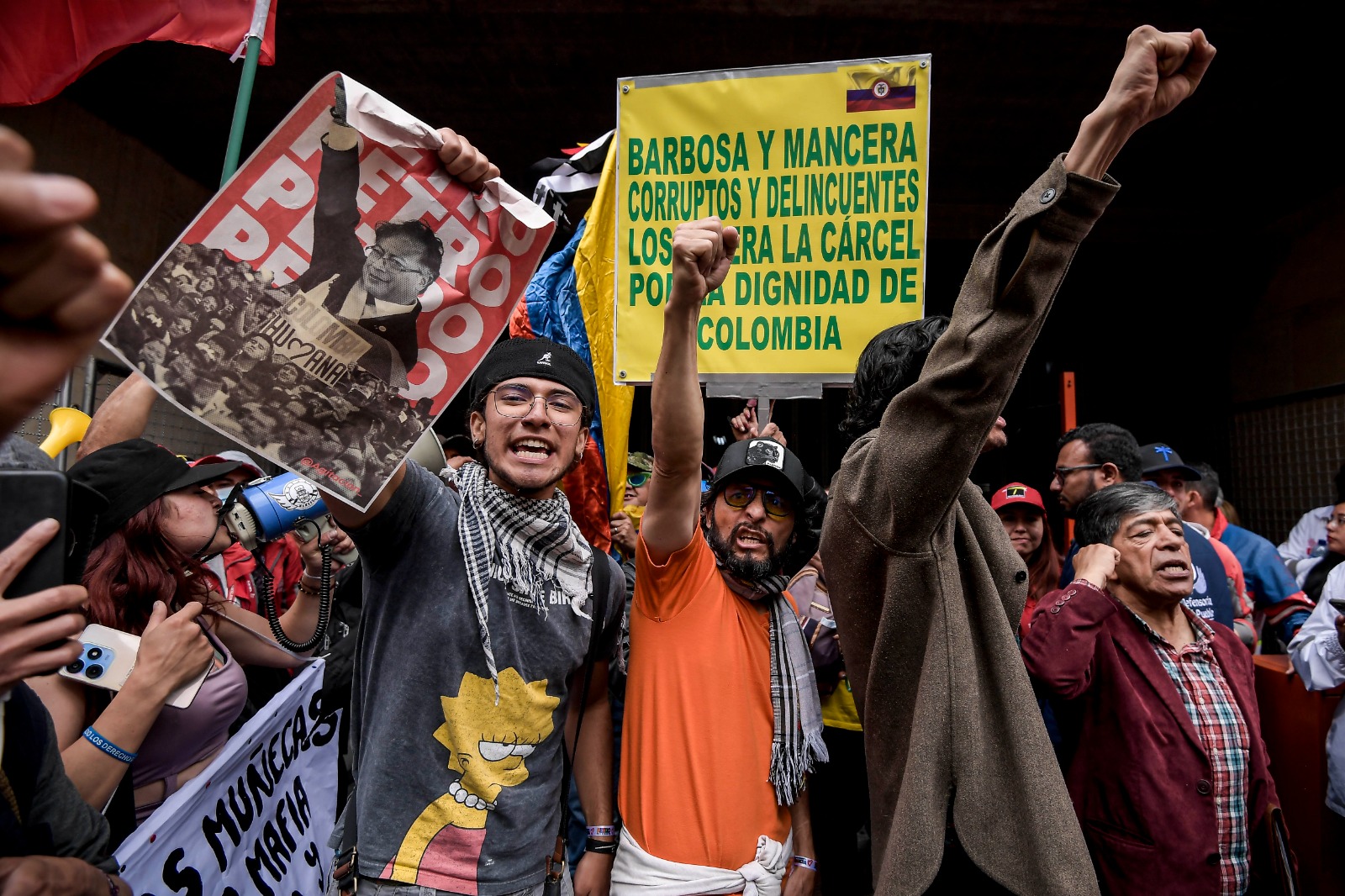 Así fueron las más de 10 horas de protestas que terminaron con Petro en consejo de seguridad
