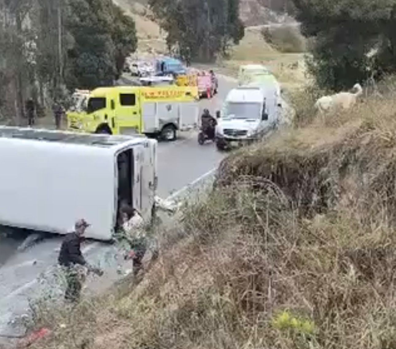 Accidente en la vía Tunja-Villa de Leyva; se reportan 11 heridos