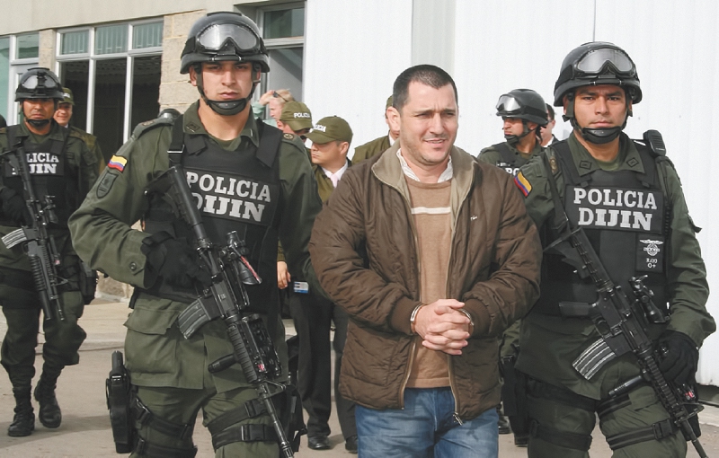 Hébert Veloza García, alias “H.H.”, en su captura en 2007. / Archivo El Espectador