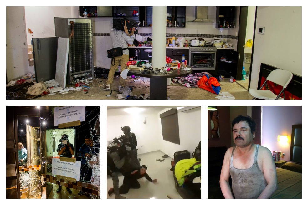 Imágenes del violento asalto militar en la casa donde se escondía «El Chapo»