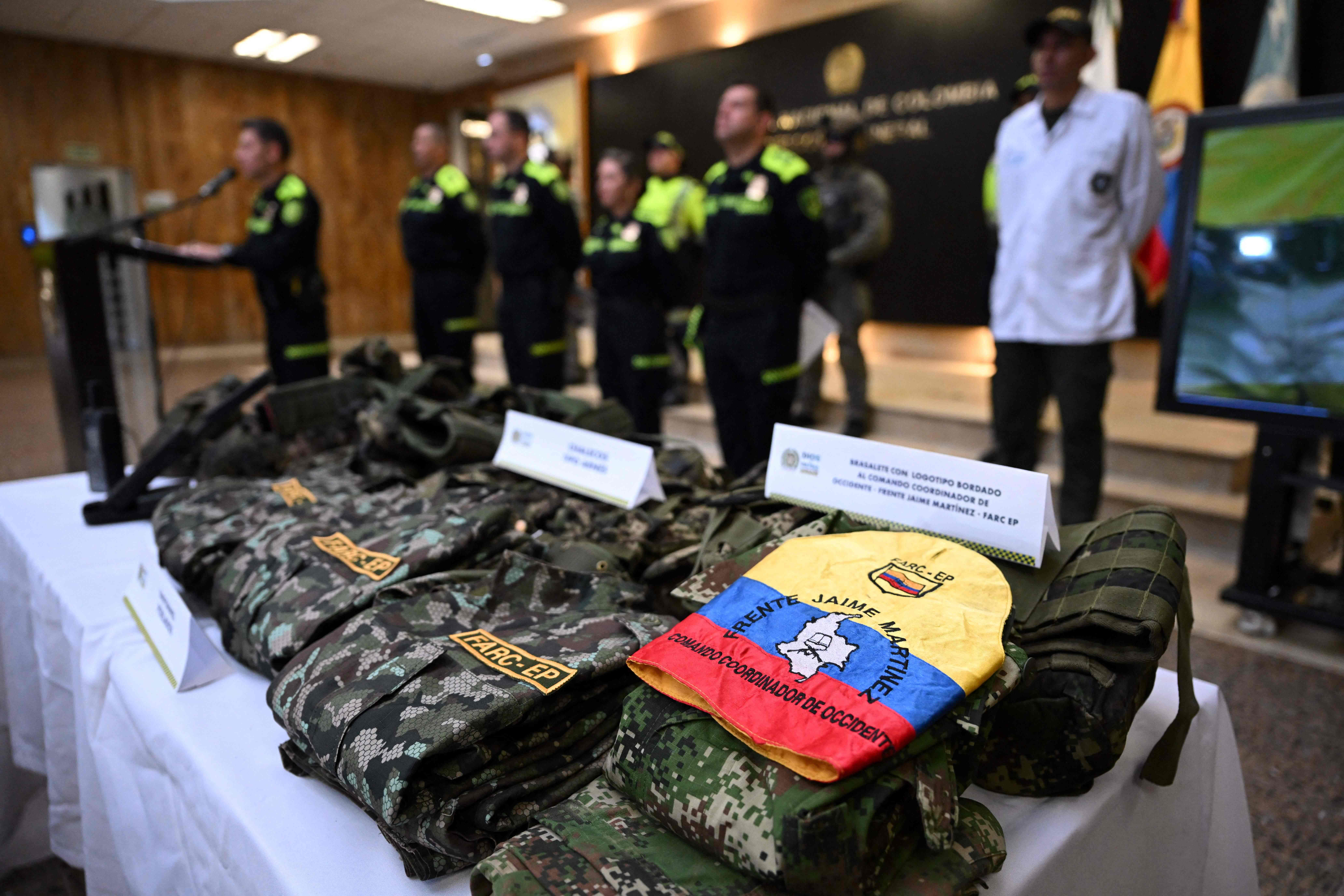 Armamento Incautado Disidencias de las Farc