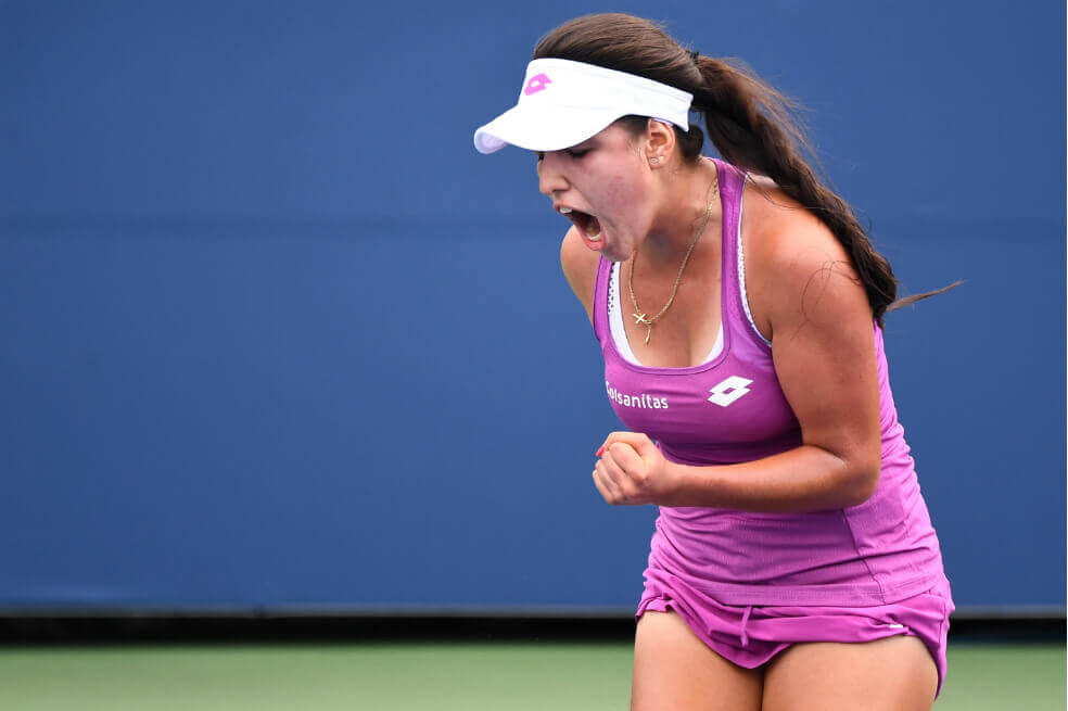 María Camila Osorio, a cuartos en el W60 Charleston