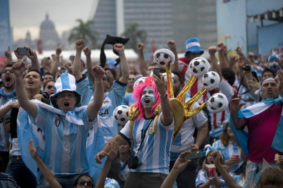 Marea argentina cubre Río de Janeiro