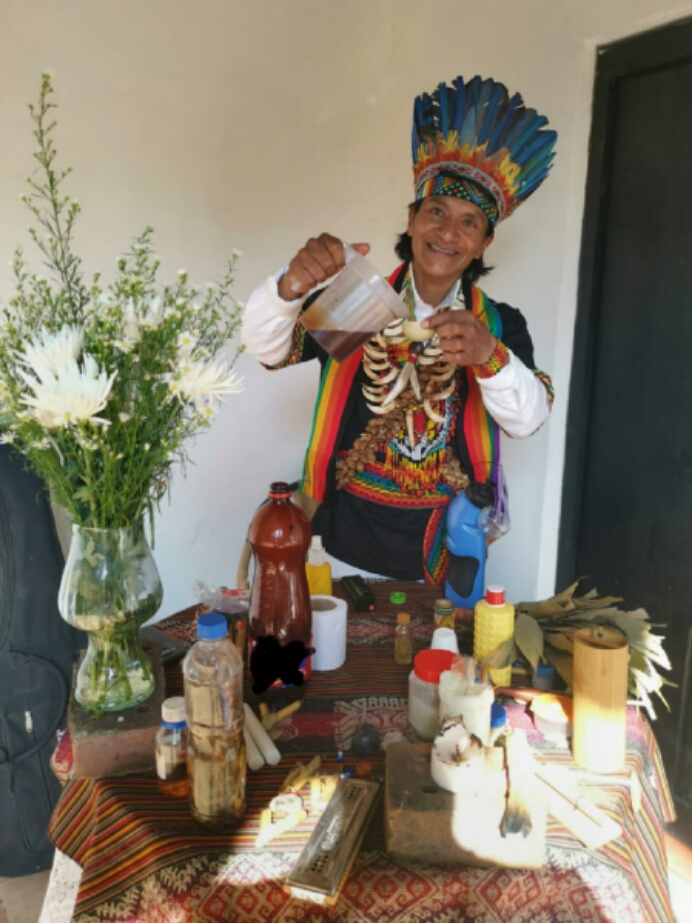 “Quienes lo preparan deben saber del tema y tener una conexión con lo sagrado en un espacio silencioso dentro de la naturaleza”.
