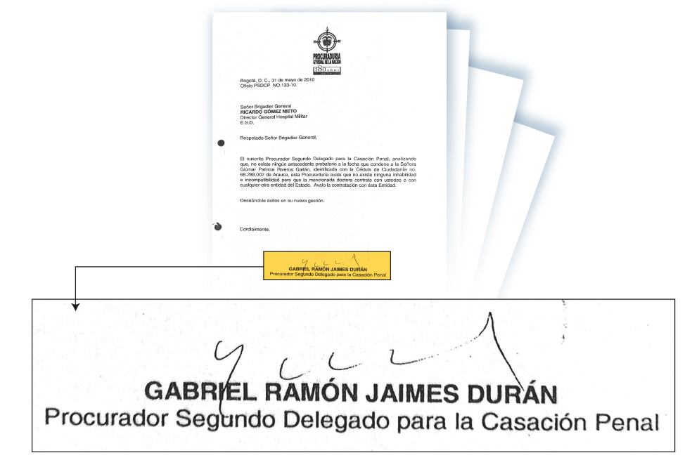Facsimil Gabriel Jaimes