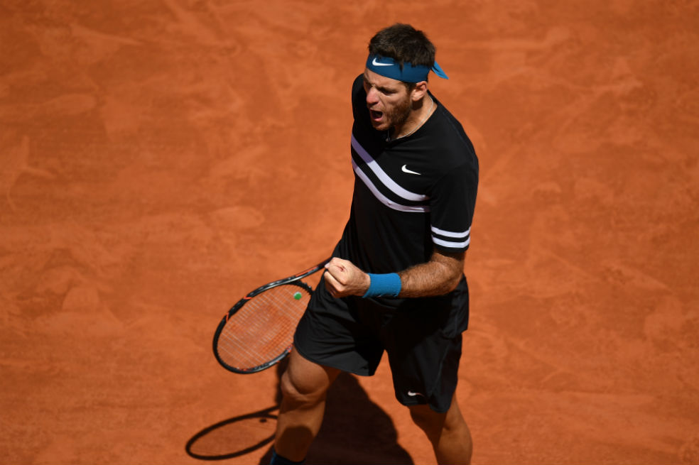 Del Potro venció a Cilic y avanzó a semifinales de Roland Garros