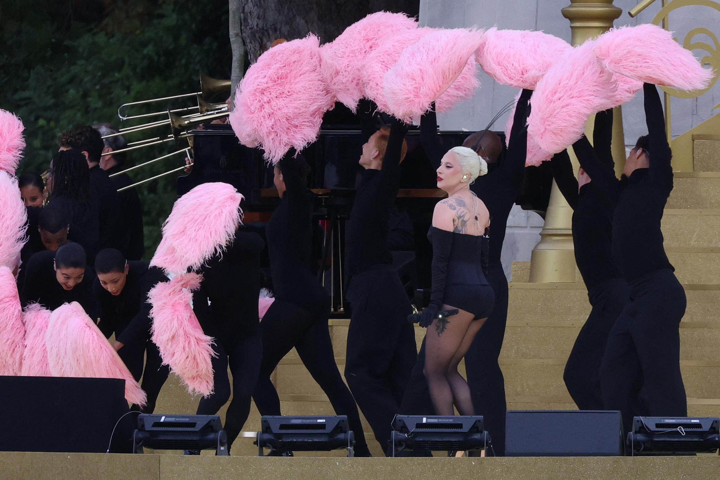 Lady Gaga sorprende en la ceremonia de apertura de los Juegos de París 2024