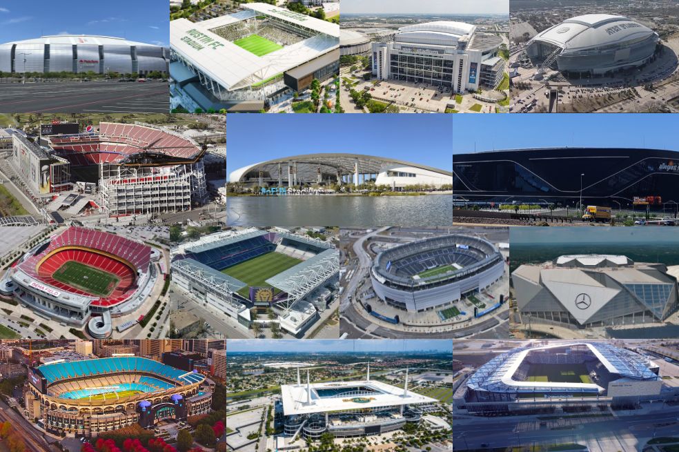 ¡Impresionantes fotos! Así son los estadios de la Copa América de Estados Unidos