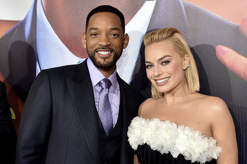 Margot Robbie y Will Smith