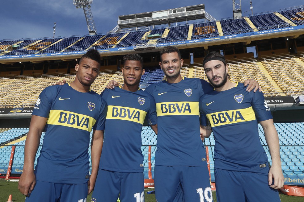 Fabra, Barrios, Cardona y Pérez se han consagrado en el equipo de Guillermo Barros Schelotto. / Javier García Martino / Photogamma