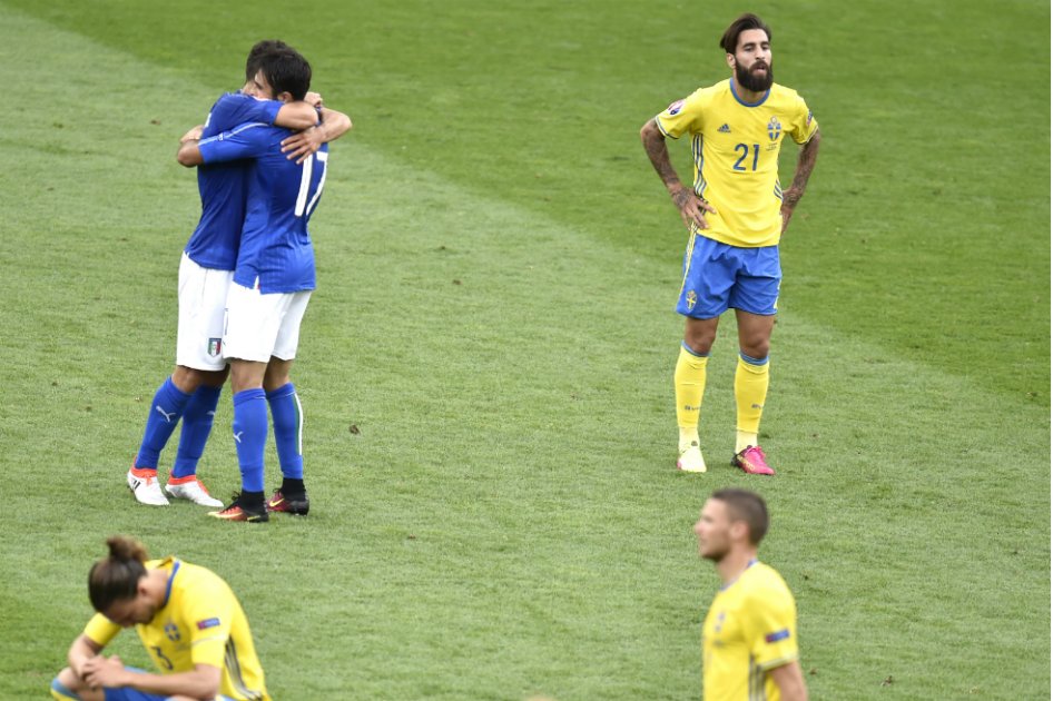 Italia es la primera clasificada en el grupo de la muerte de la Euro