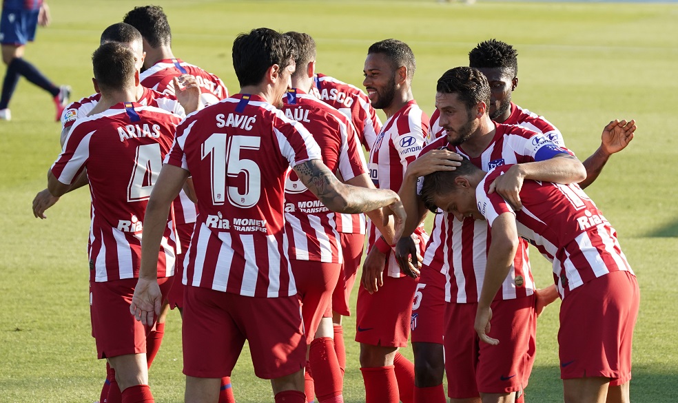 Los dirigidos por Diego Simeone ocupan la tercera casilla de LaLiga con 55 puntos.
