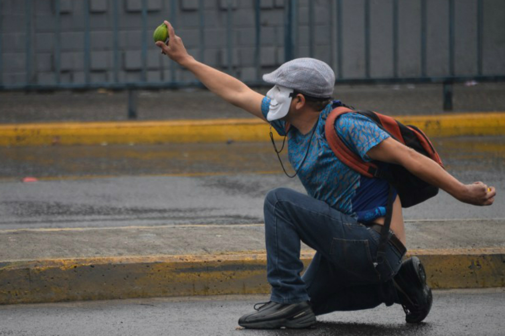 Protestas de estudiantiles en Chile por ley de gratuidad en educación superior