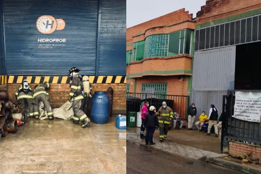 Fuga de gas cloro en Mosquera dejó 37 personas afectadas y más de 400 evacuadas