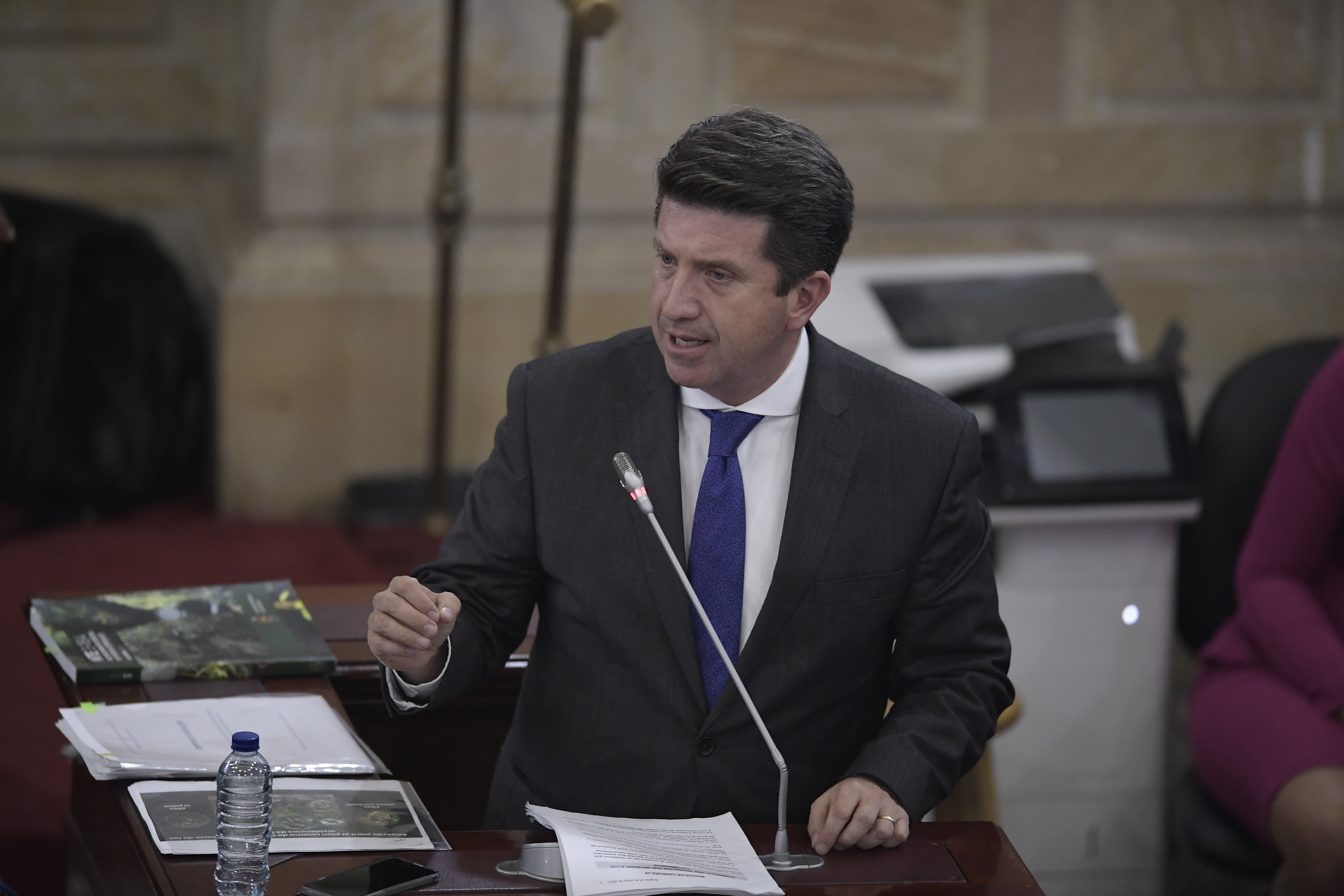 Diego Molano - Ministro de Defensa - Debate Moción de Censura - en el Congreso
