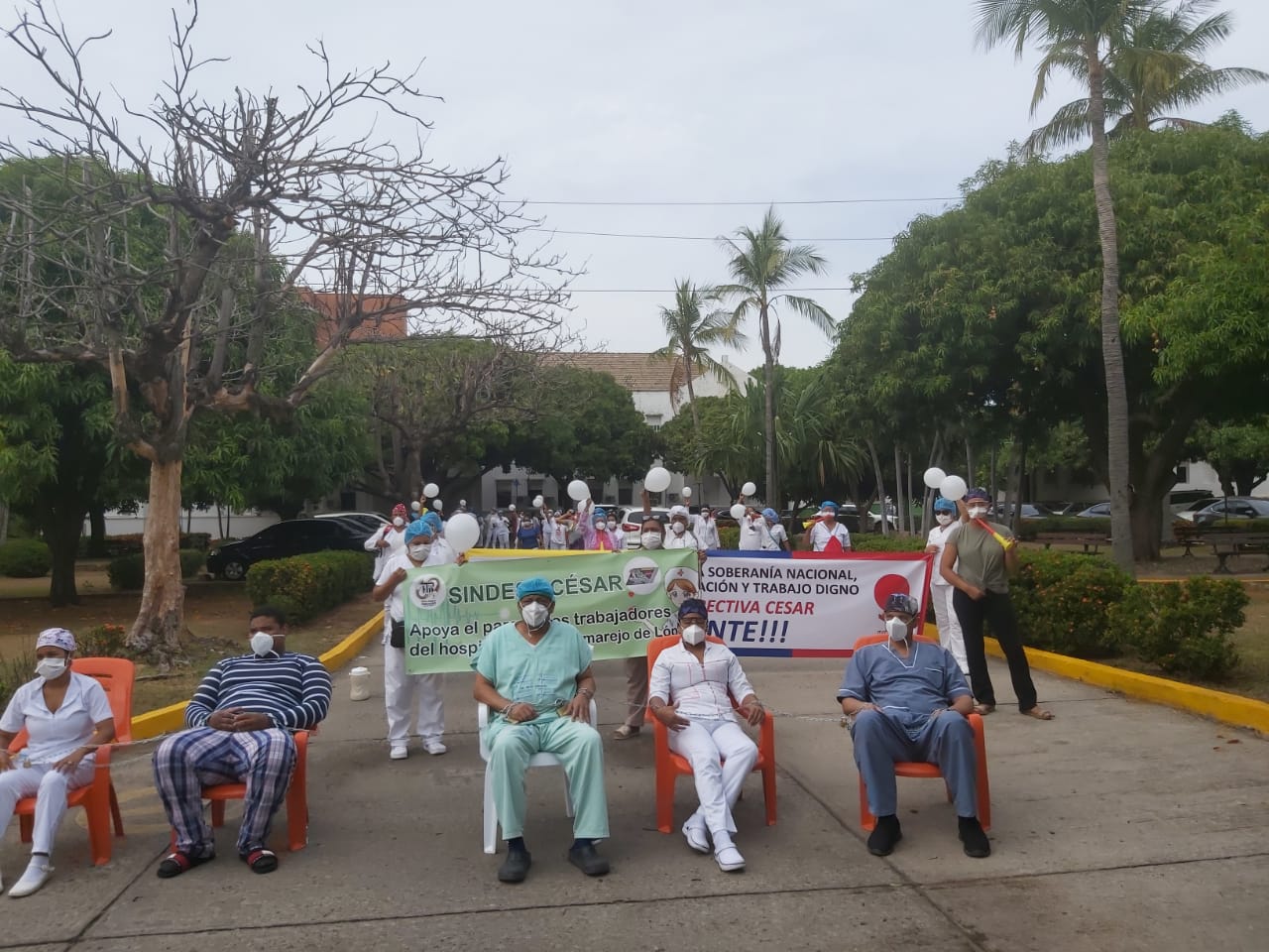 Tras cuatro días sin respuesta, médicos de un hospital en Valledupar siguen en huelga de hambre
