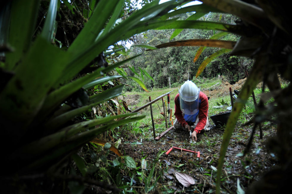 Organizaciones civiles colombianas se alistan para desminar