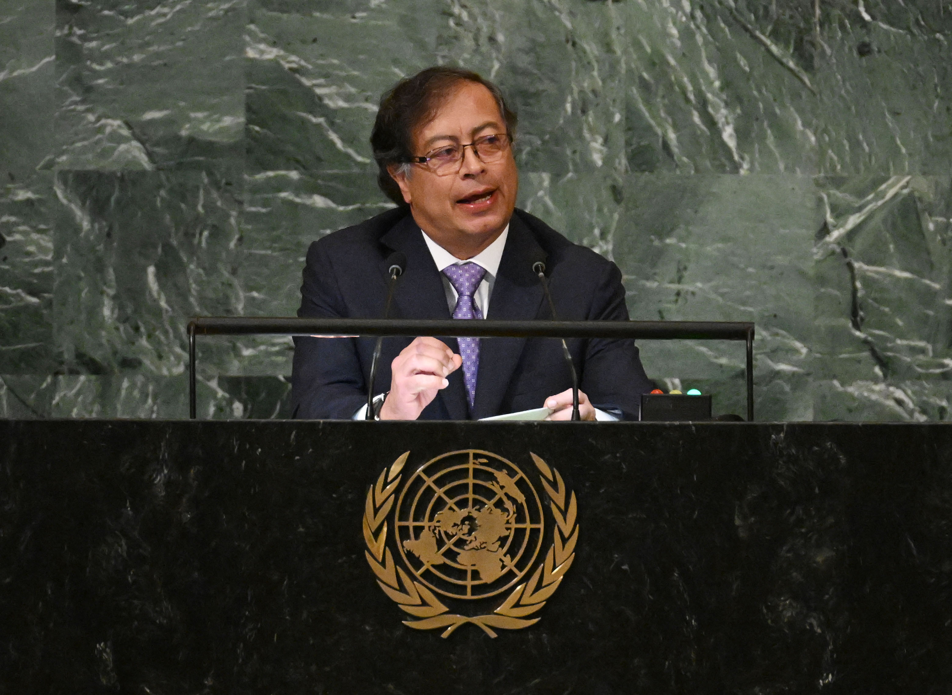 Gustavo Petro ante la ONU: "El poder mundial se ha vuelto irracional".