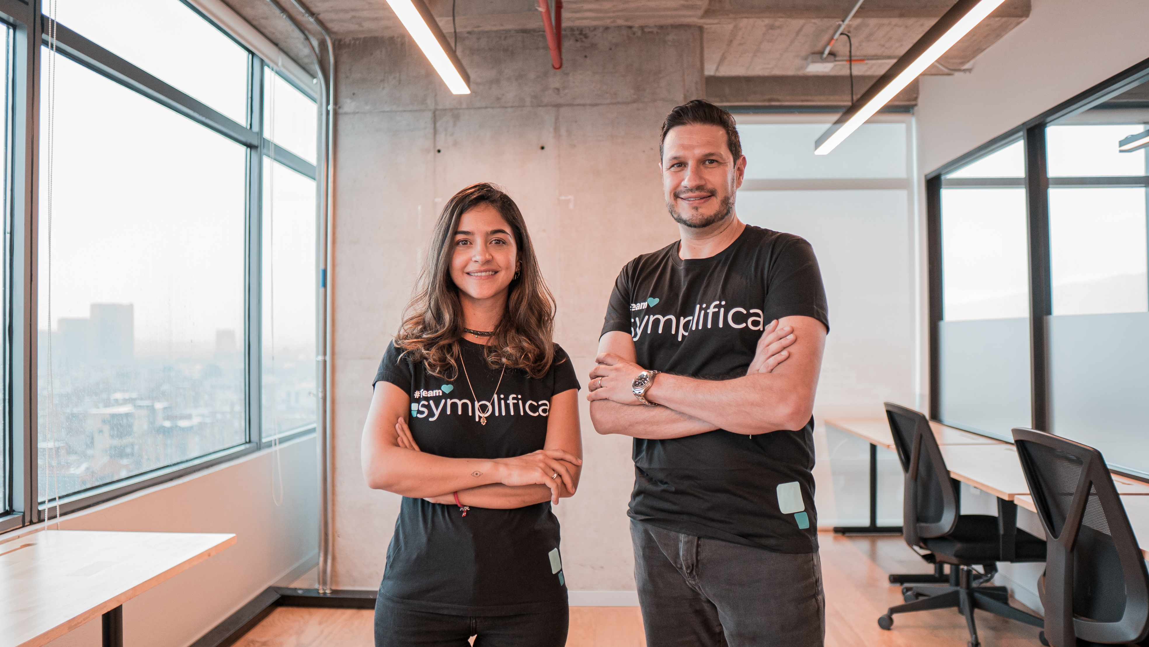 Salua García (COO) y Omar Perdomo (CEO), Cofundadores de Symplifica.