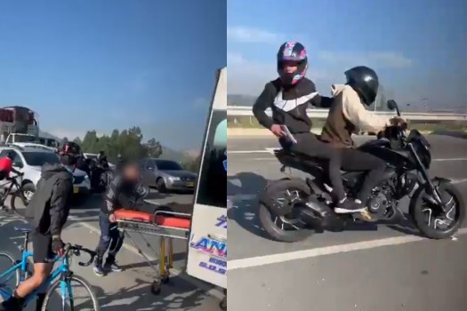 Simulan accidente con ambulancia como fachada para robar camión en Mondoñedo