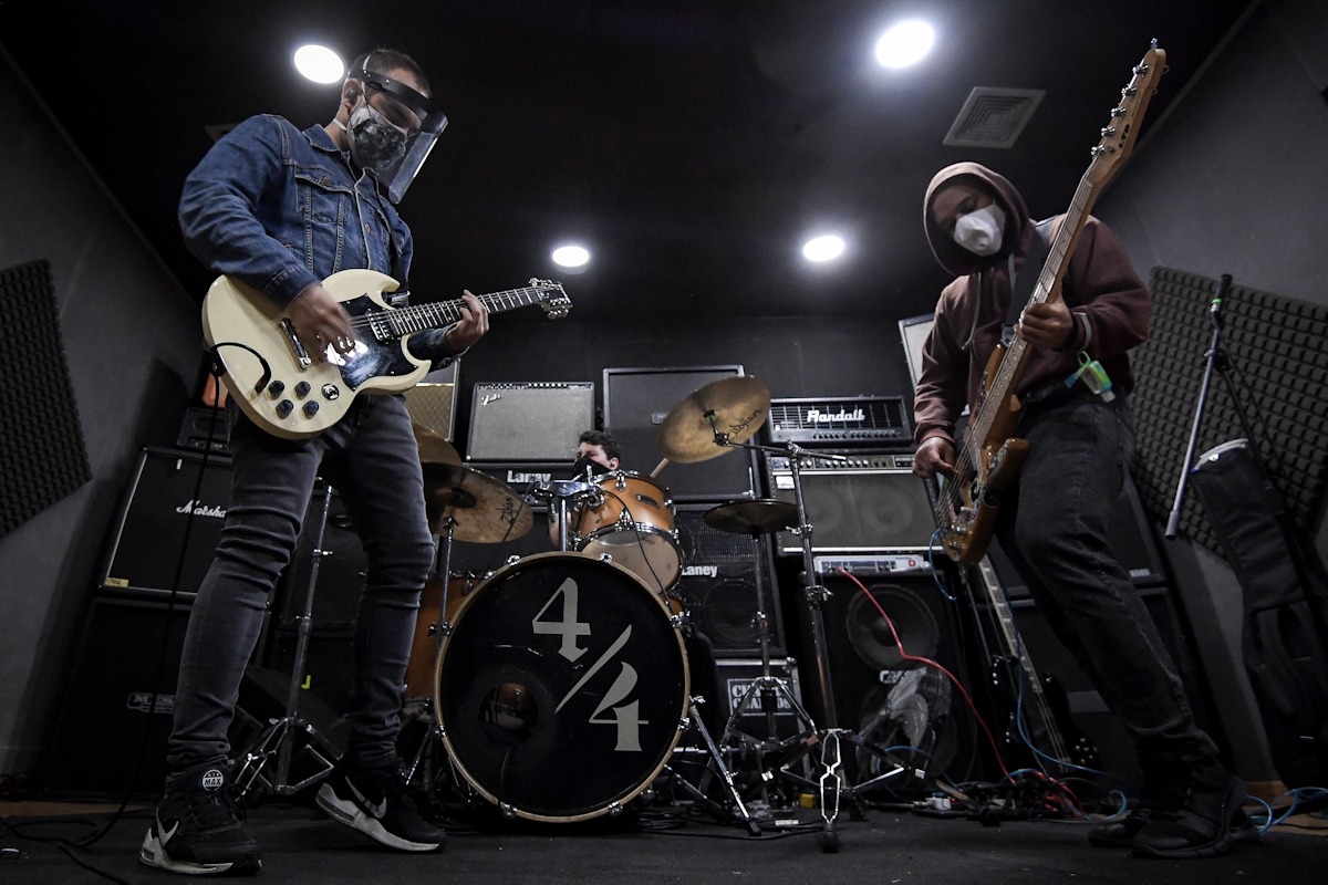 Ensayo musical en medio de la pandemia
