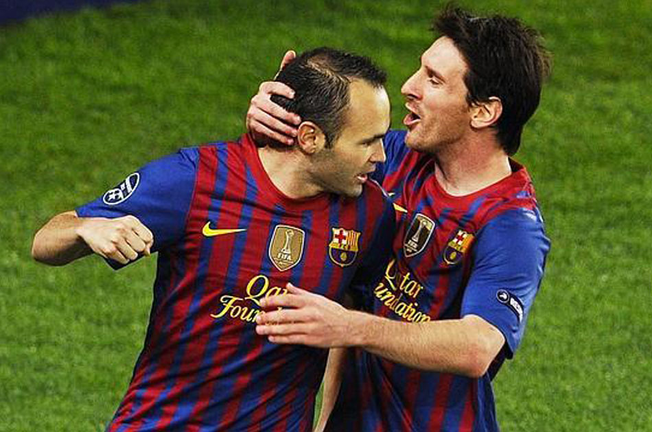 Messi e Iniesta entrenaron con normalidad en Barcelona