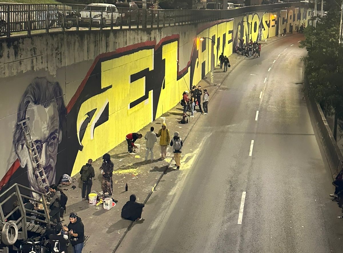El mural borrado que tiene en disputa a artistas y a concejal en Medellín
