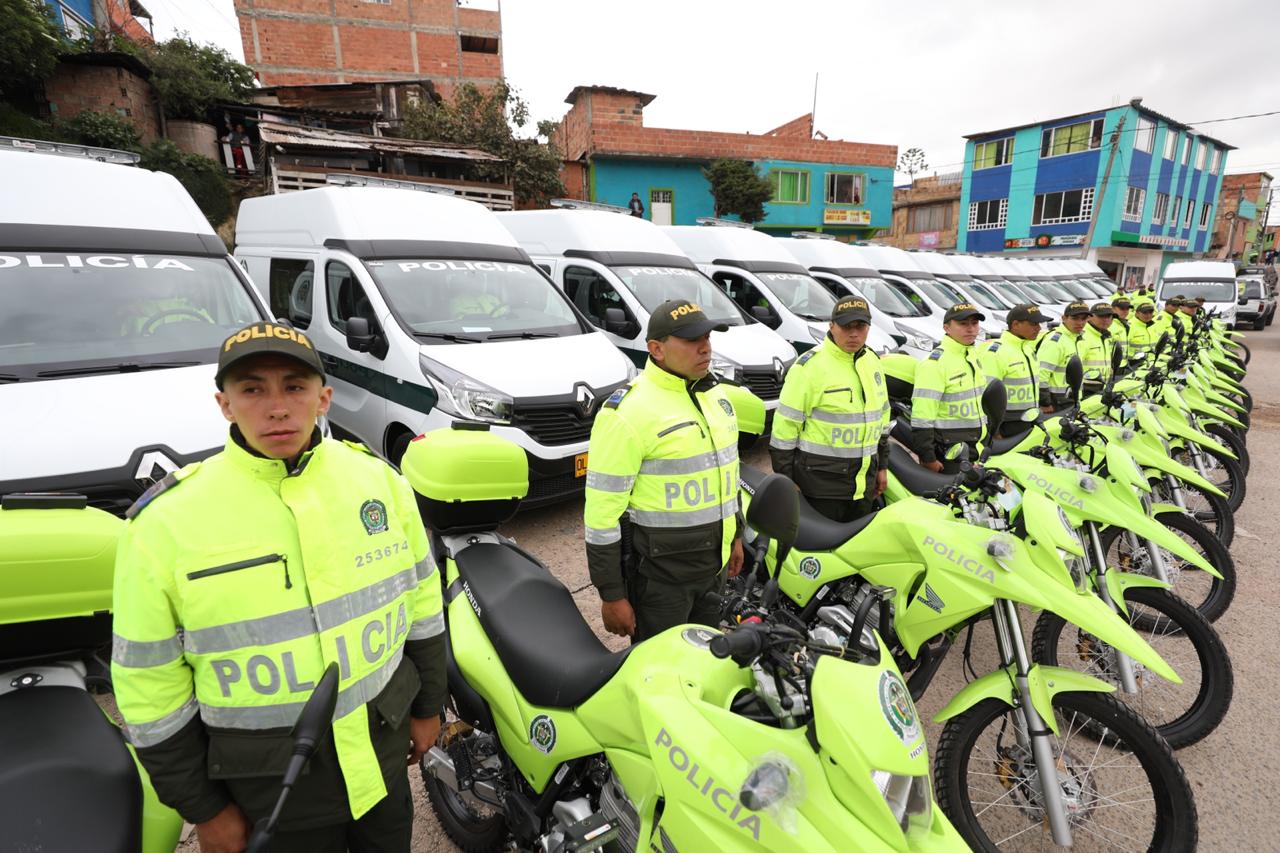 Con nuevos vehículos y un CAI movil, se refuerza la Policía de Ciudad Bolívar