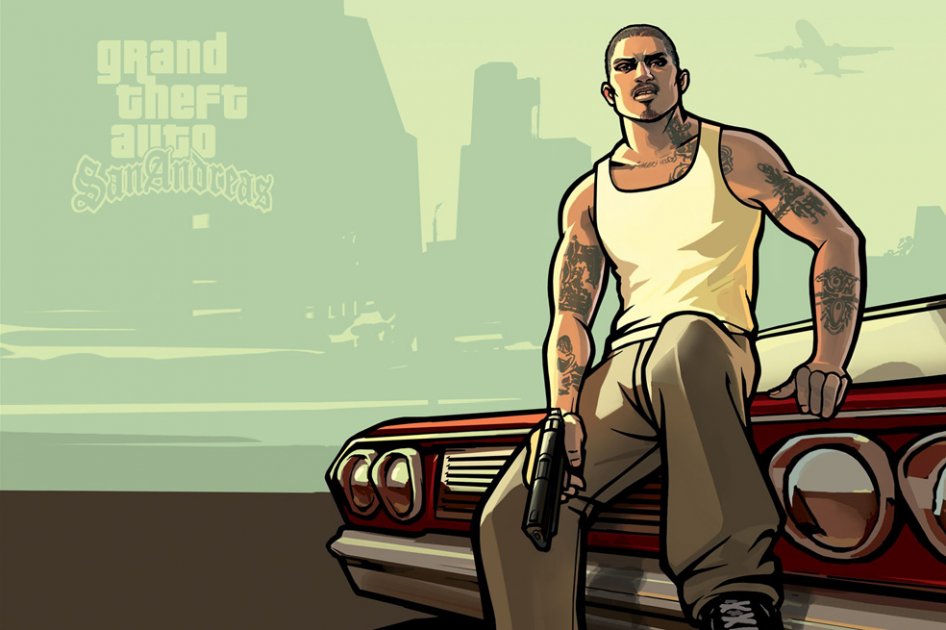 Imagen de la saga de videojuegos "Grand Theft Auto", conocida por sus siglas GTA