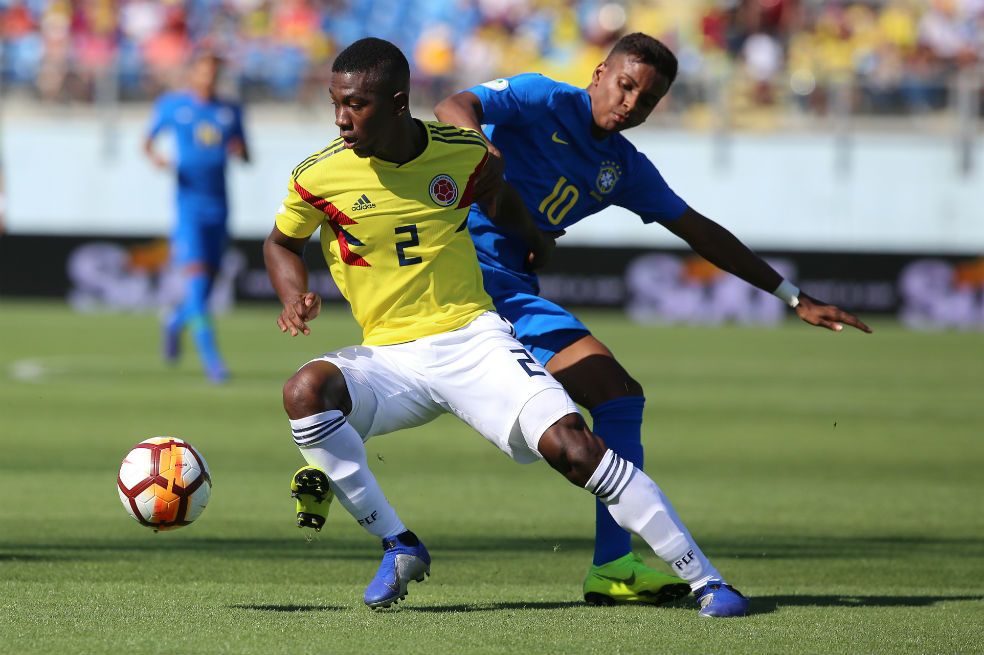 Colombia empató sin goles ante Brasil y sigue sin ganar en el Sudamericano Sub 20