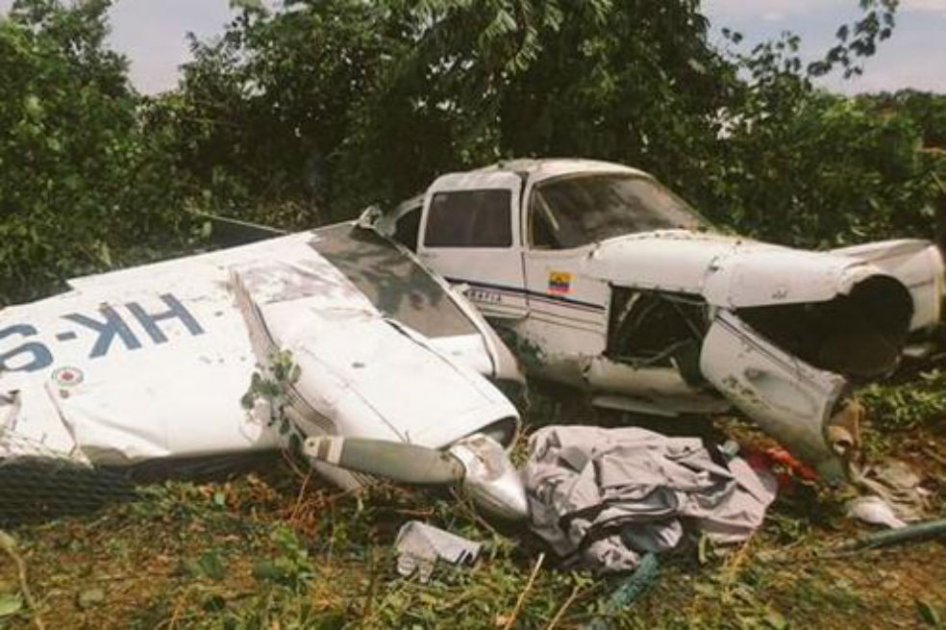 Avioneta se estrelló cerca del aeropuerto de Barrancabermeja