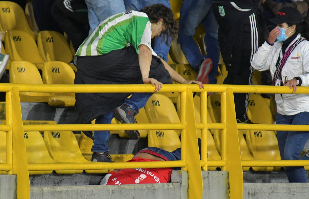 Capturan a hincha de Nacional señalado de agredir a seguidor de Santa Fe