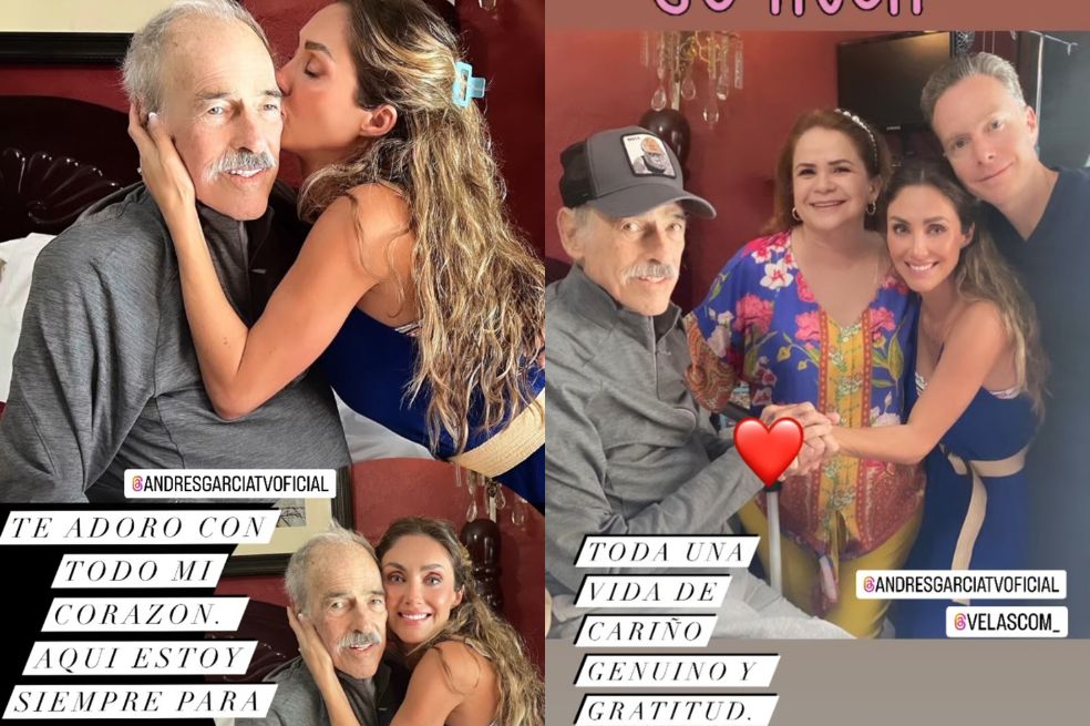 La RBD, Anahí visitó a su colega y amigo el actor Andrés García y dejó claro el vínculo que los sigue uniendo desde hace años.