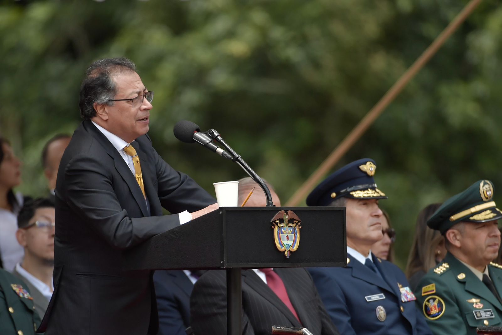 El presidente Petro dio su discurso este 7 de agosto.