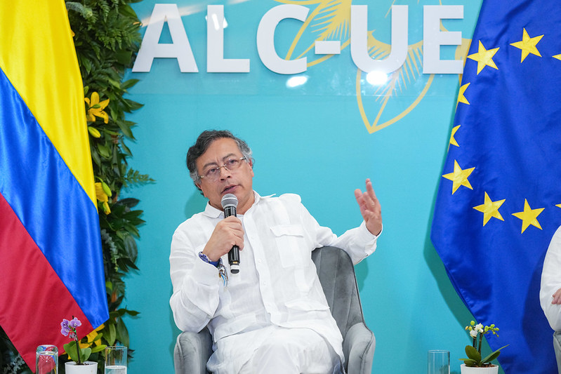 Esto dijo Petro en la cumbre CELAC-UE: habló de integración y ataques en el Caribe