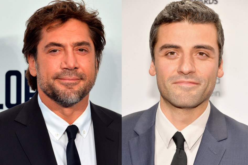 Los actores Javier Bardem y Óscar Isaac.