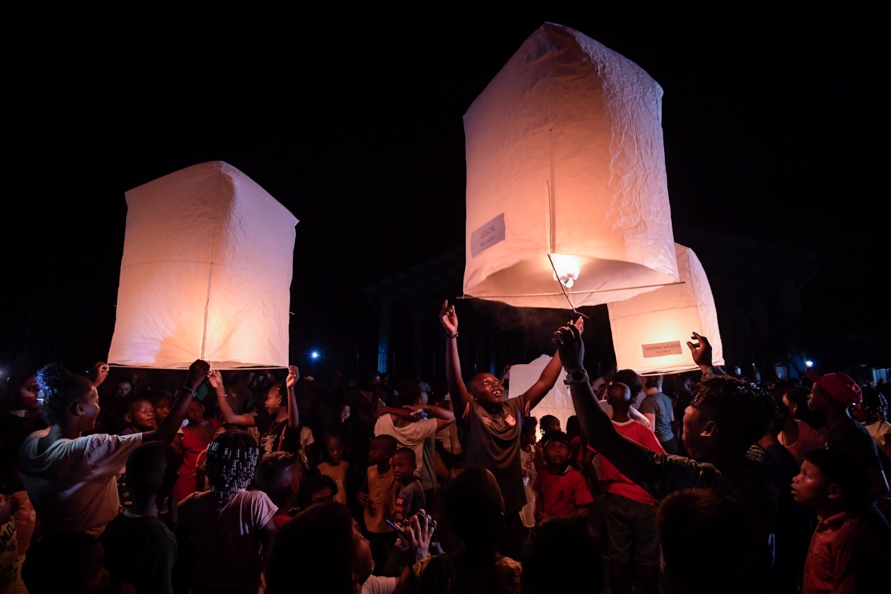 (En fotos) Bojayá iluminó el cielo en memoria de sus muertos