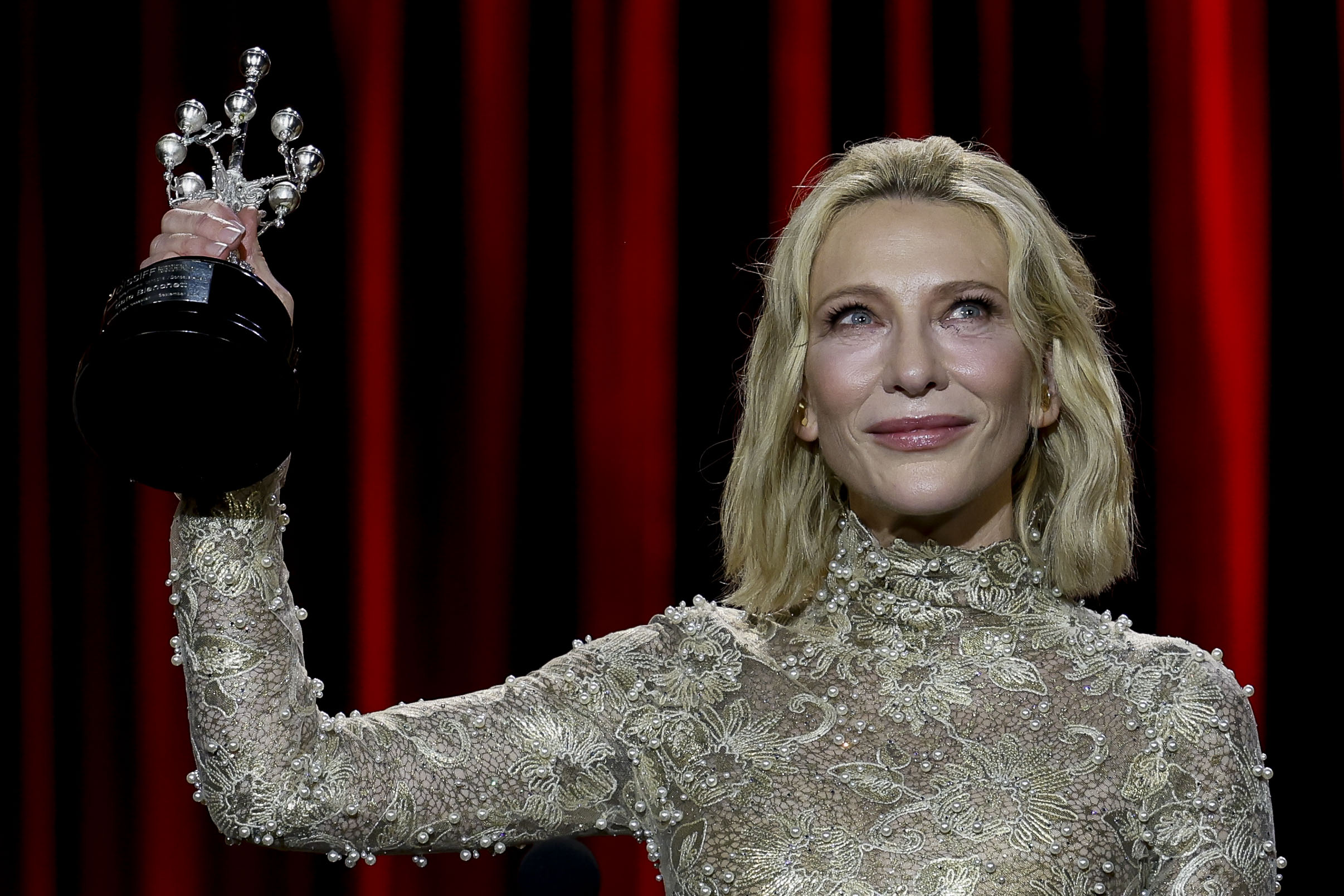 Cate Blanchett recibe el Premio Donostia en el Festival de San Sebastián