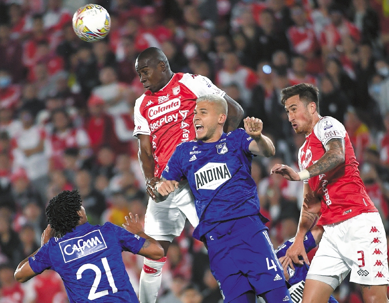 En el comienzo de los cuadrangulares Santa Fe y Millonarios empataron 1-1 en la primera fecha. / Mauricio Alvarado