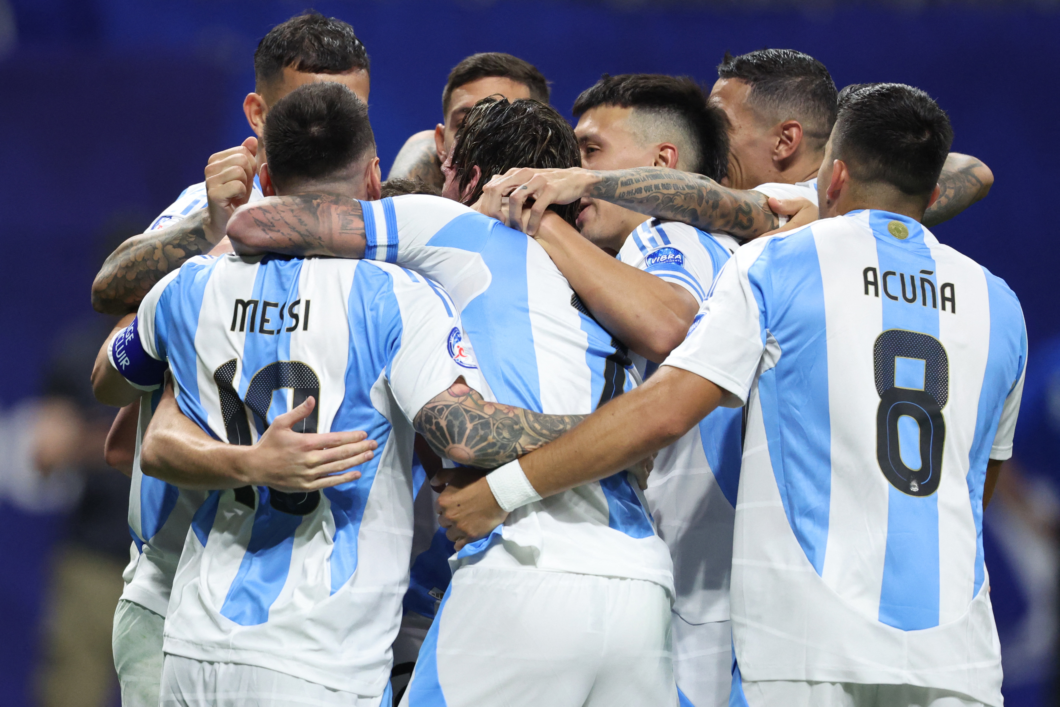 Argentina le ganó con lo justo a Canadá en el inicio de la Copa América: vea los goles