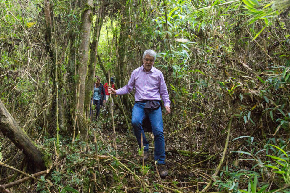 Peñalosa y parte de su gabinete se extraviaron durante visita a cerros orientales