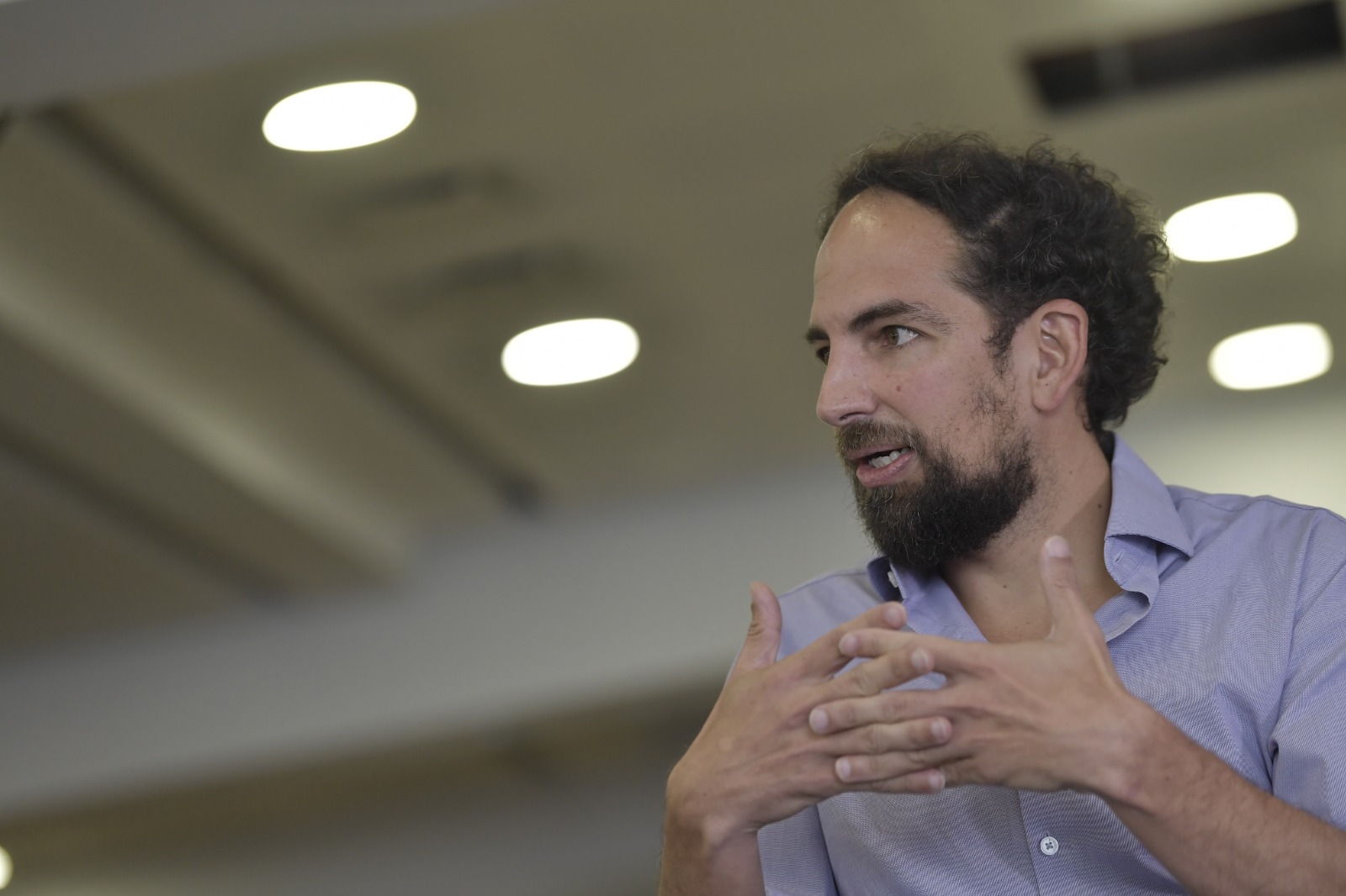 Jonathan Bock, director de la FLIP, en entrevista con El Espectador.