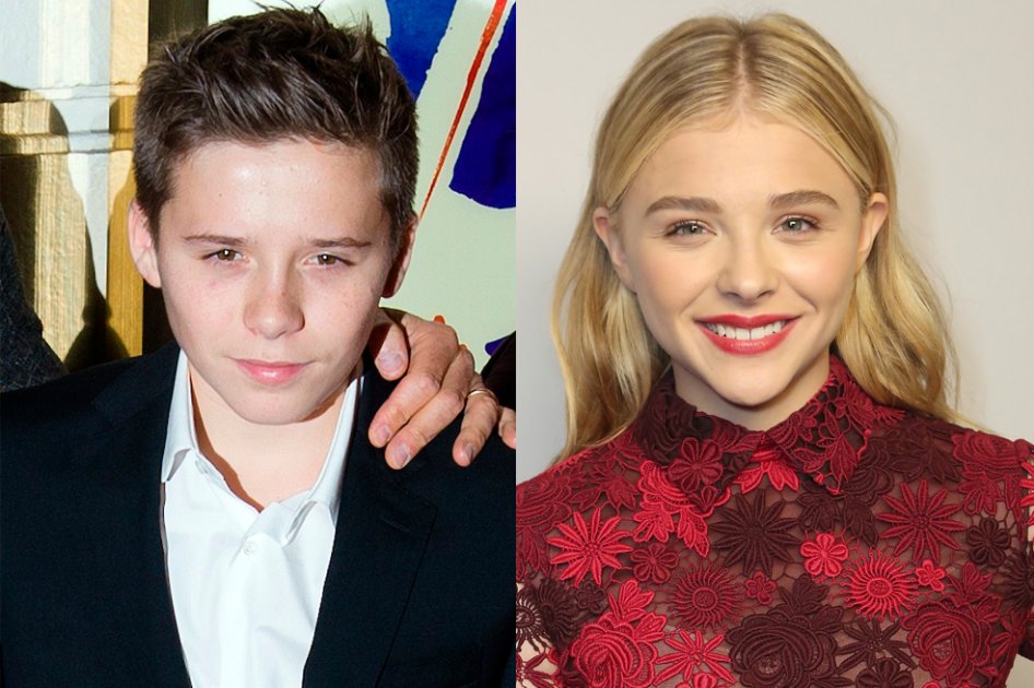 Brooklyn Beckham y Chloë Moretz. 