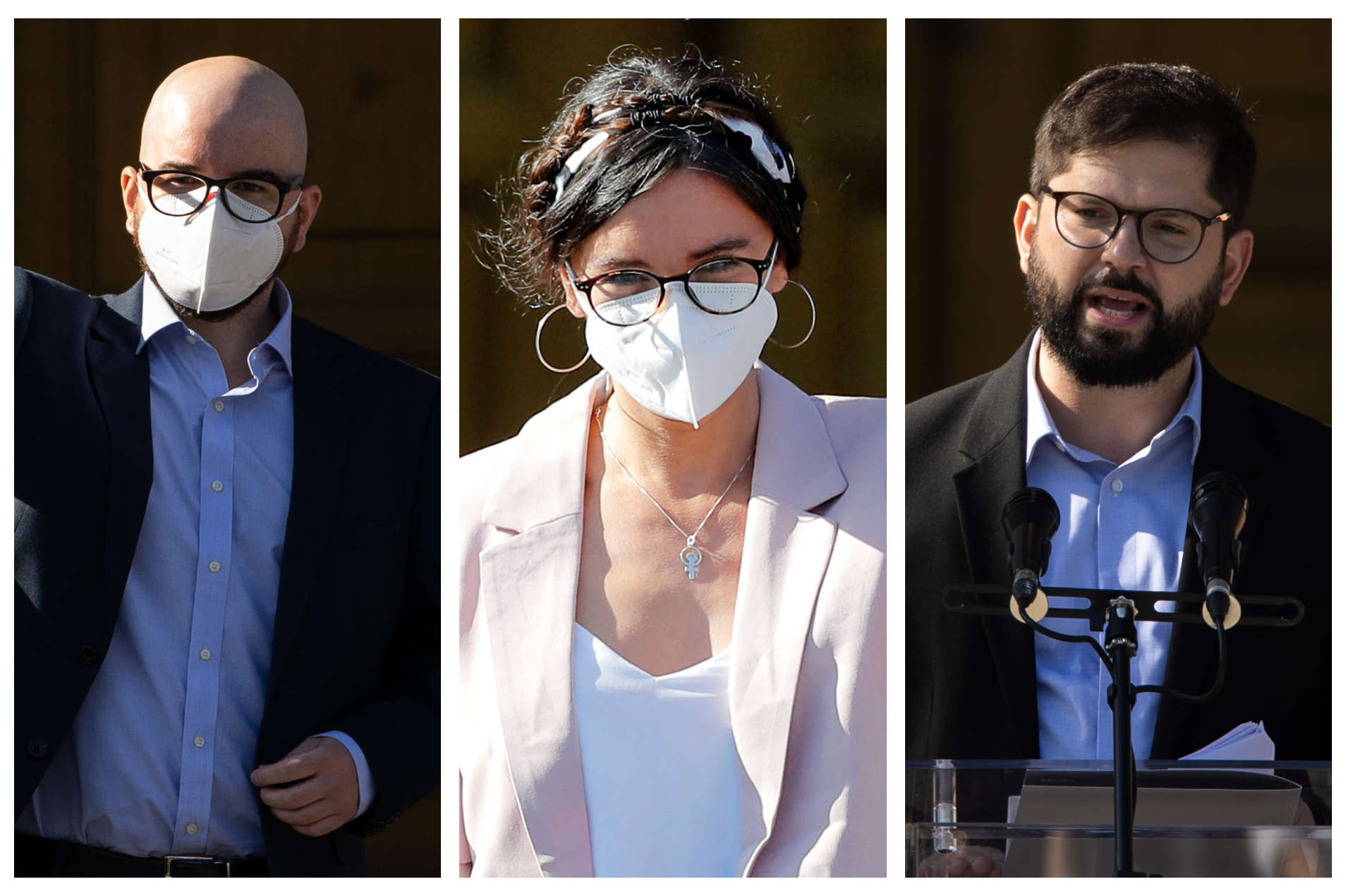 Boric, Vallejo y Jackson: los “tres mosqueteros” de la política chilena