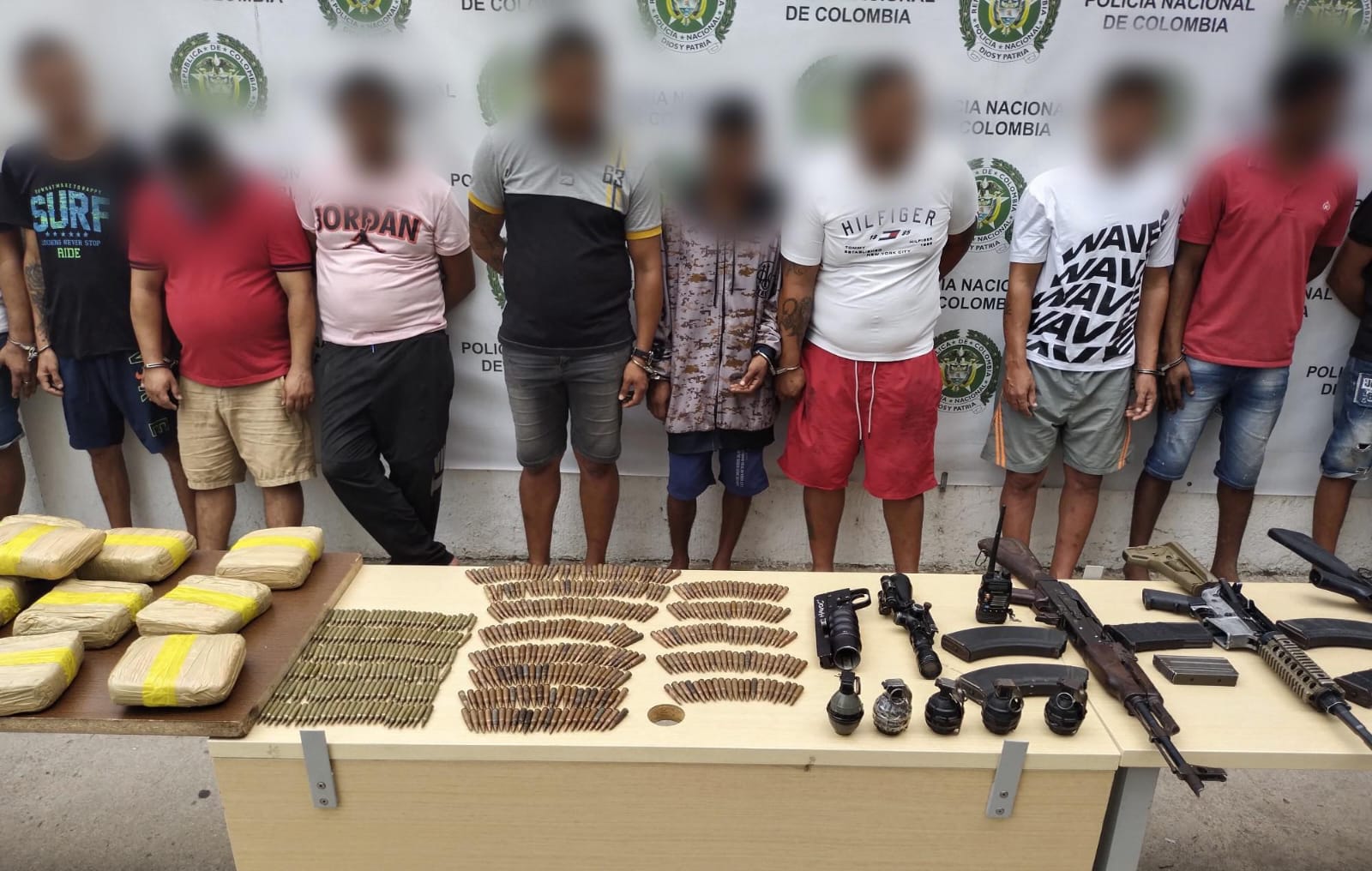Capturan a 11 personas en operativo contra el microtráfico en Riohacha, La Guajira