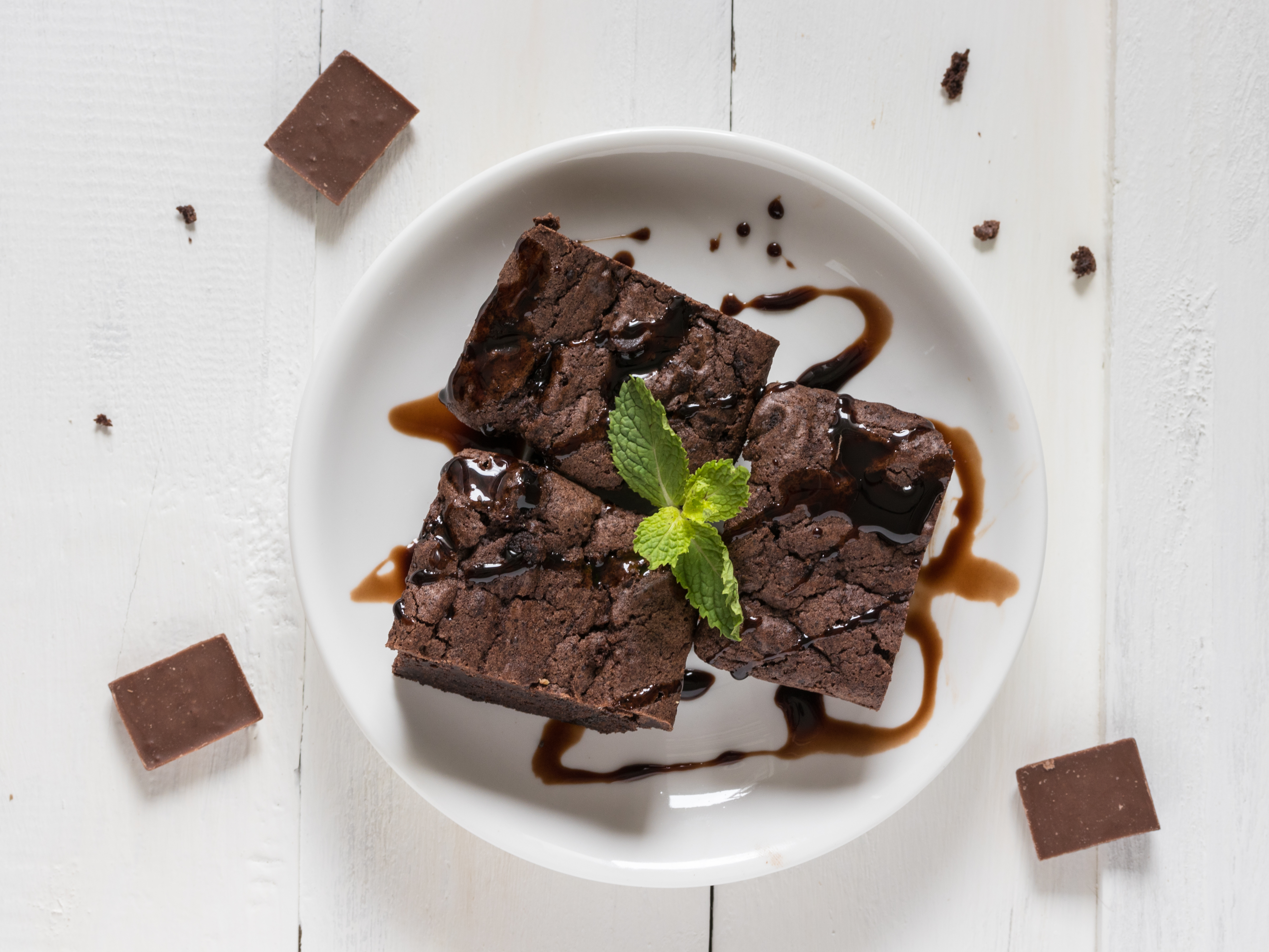 Receta para preparar “brownie” vegano