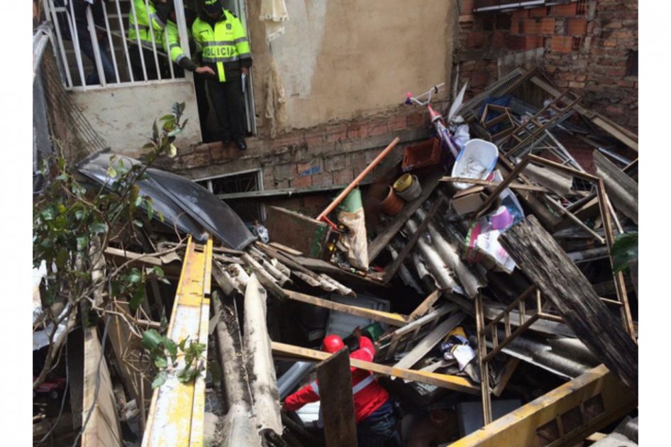 Desplome de segundo piso en vivienda de Tunja deja 15 niños heridos