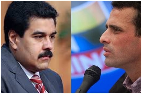 Maduro y Capriles se acusan mutuamente de sembrar el odio