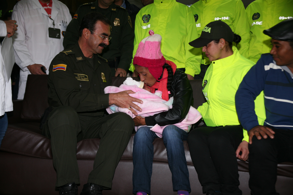 Policía rescata a bebé que había sido secuestrada en Bogotá