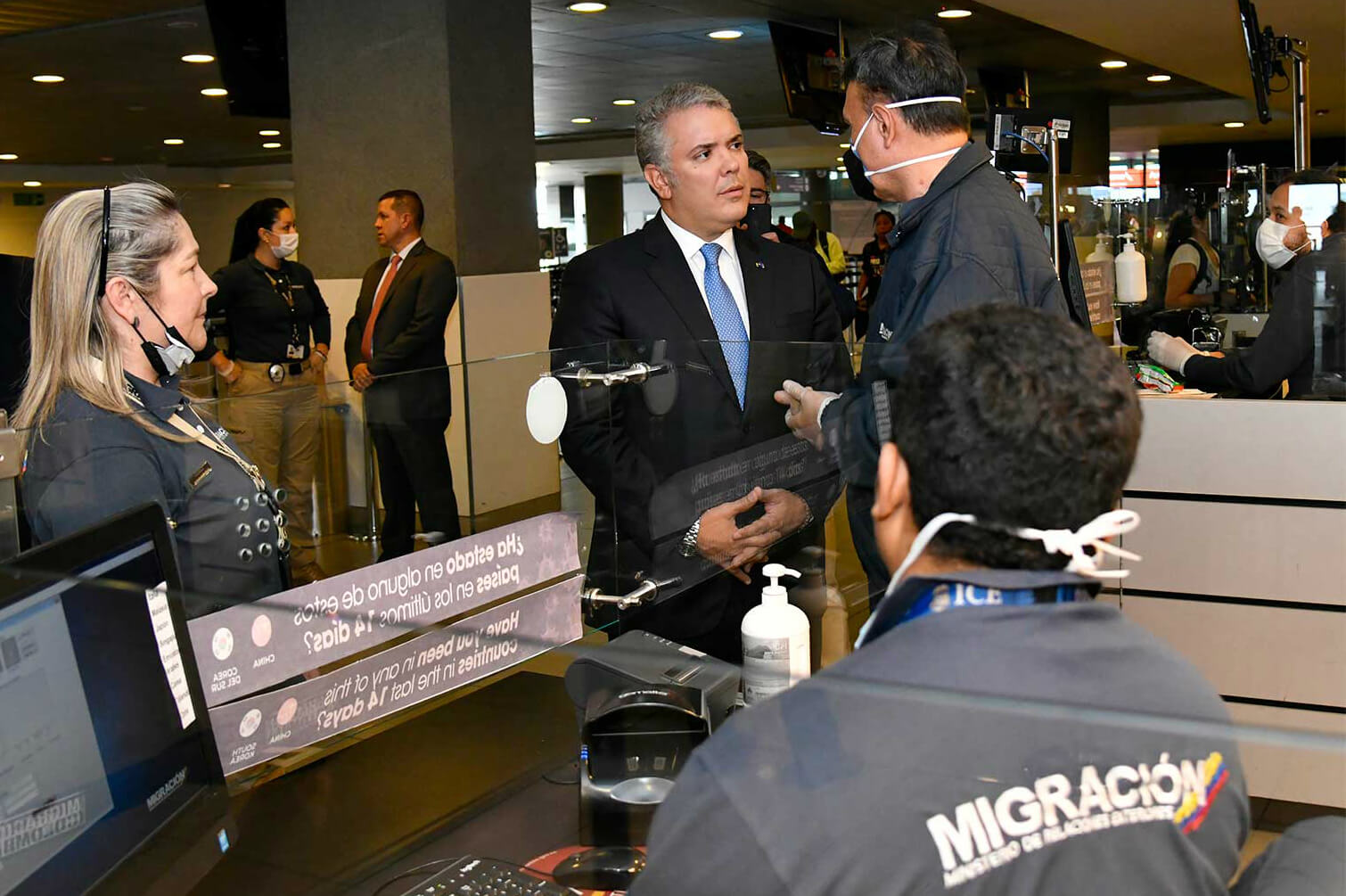 Presidente Duque revisó “paso a paso” el protocolo para prevención del coronavirus  